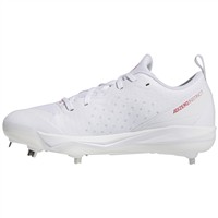 adidas Women's Adizero Instinct Metal Fastpitch Softball Cleats, White/Navy
