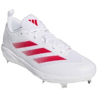 adidas Women's Adizero Instinct Metal Fastpitch Softball Cleats, White/Navy