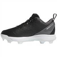 adidas Youth Instinct TPU Molded Baseball Cleats, Black/White