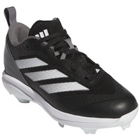 adidas Youth Instinct TPU Molded Baseball Cleats, Black/White