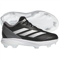 adidas Youth Instinct TPU Molded Baseball Cleats, Black/White