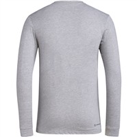adidas Men's Pregame Long Sleeve Baseball Shirt, Grey