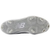New Balance Women's VELOv4 Metal Fastpitch Softball Cleats, Grey/White