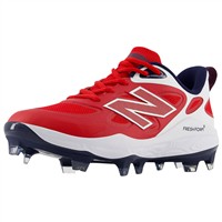 New Balance Women's VELOv4 Molded Fastpitch Softball Cleats, Red/White/Blue