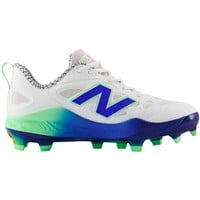 New Balance Women's VELOv4 Molded Fastpitch Softball Cleats, White/Navy
