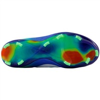 New Balance Women's VELOv4 Molded Fastpitch Softball Cleats, White/Navy