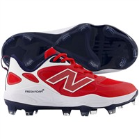 New Balance Women's VELOv4 Molded Fastpitch Softball Cleats, Red/White/Blue