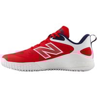 New Balance Women's VELOv4 Fastpitch Softball Turf Shoes, Red/White/Blue
