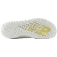 New Balance Women's VELOv4 Fastpitch Softball Turf Shoes, White/Gold