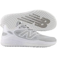 New Balance Women's VELOv4 Fastpitch Softball Turf Shoes, Grey/White
