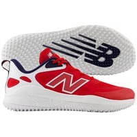 New Balance Women's VELOv4 Fastpitch Softball Turf Shoes, Red/White/Blue