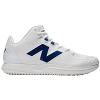 New Balance Men's Ohtani 1 Baseball Turf Shoes, White/Blue
