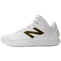 New Balance Men's Ohtani 1 Baseball Turf Shoes, White/Gold