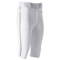 Under Armour Men's Utility Piped Knicker Baseball Pants, White/Black