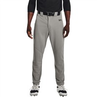 Under Armour Men's Utility Relaxed Piped Baseball Pants, Grey/Black