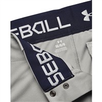 Under Armour Men's Utility Relaxed Piped Baseball Pants, Grey/Navy
