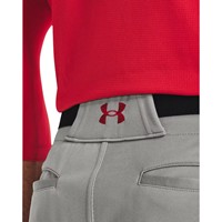 Under Armour Men's Utility Relaxed Piped Baseball Pants, Grey/Red