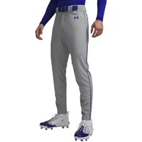 Under Armour Men's Utility Relaxed Piped Baseball Pants, Grey/Royal