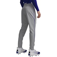 Under Armour Men's Utility Relaxed Piped Baseball Pants, Grey/Royal