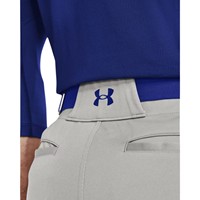 Under Armour Men's Utility Relaxed Piped Baseball Pants, Grey/Royal