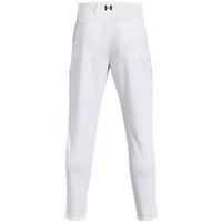 Under Armour Men's Utility Relaxed Piped Baseball Pants, White/Black