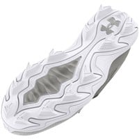 Under Armour Youth Harper 9 RM Molded Baseball Cleats, Grey/Gold