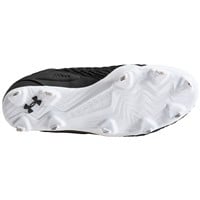 Under Armour Men's Yard MT 3.0 Metal Baseball Cleats, Black/White