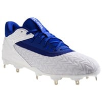 Under Armour Men's Yard MT 3.0 Metal Baseball Cleats, White/Royal