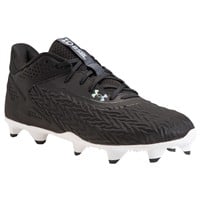 Under Armour Men's Yard MT 3.0 TPU Molded Baseball Cleats, Black/White