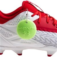 Under Armour Men's Yard MT 3.0 TPU Molded Baseball Cleats, White/Red