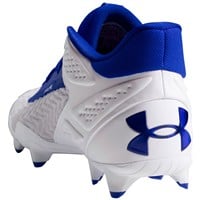 Under Armour Men's Yard MT 3.0 TPU Molded Baseball Cleats, White/Royal