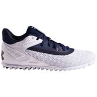 Under Armour Men's Yard 3.0 Baseball Turf Shoes, White/Navy