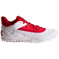 Under Armour Men's Yard 3.0 Baseball Turf Shoes, White/Red