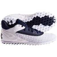 Under Armour Men's Yard 3.0 Baseball Turf Shoes, White/Navy