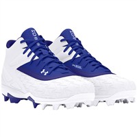 Under Armour Men's Leadoff 3.0 Mid Molded Baseball Cleats, Royal