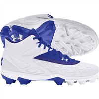 Under Armour Men's Leadoff 3.0 Mid Molded Baseball Cleats, Royal