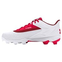 Under Armour Men's Leadoff Low RM 3.0 Molded Baseball Cleats, Red