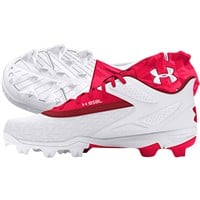 Under Armour Men's Leadoff Low RM 3.0 Molded Baseball Cleats, Red