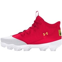 Under Armour Men's Harper 9 RM Molded Baseball Cleats, Red