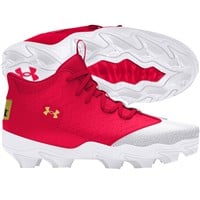 Under Armour Men's Harper 9 RM Molded Baseball Cleats, Red