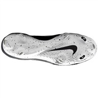 NIKE Men's Alpha Huarache NXT Metal Baseball Cleats, Black/White/Grey