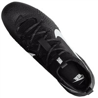 NIKE Men's Alpha Huarache NXT Metal Baseball Cleats, Black/White/Grey