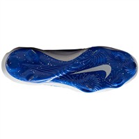 NIKE Men's Alpha Huarache NXT Metal Baseball Cleats, White/Royal