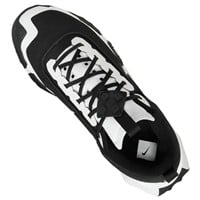 NIKE Men's Air Diamond Varsity Baseball Turf Shoes, Black/White