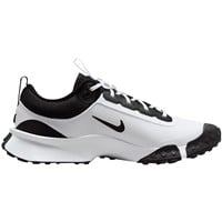 NIKE Men's Air Diamond Varsity Baseball Turf Shoes, White/Black