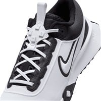 NIKE Men's Air Diamond Varsity Baseball Turf Shoes, White/Black