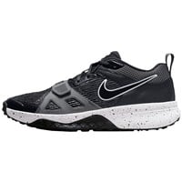 NIKE Men's Air Zoom Diamond Elite Baseball Turf Shoes, Black/White/Grey