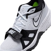 NIKE Men's Air Zoom Diamond Elite Baseball Turf Shoes, White/Black