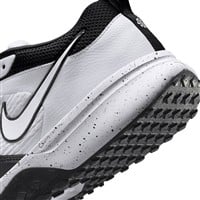 NIKE Men's Air Zoom Diamond Elite Baseball Turf Shoes, White/Black