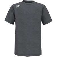 New Balance Youth Tech Baseball T-Shirt, Dark Grey